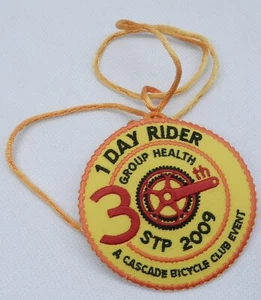 2009 STP "1-Day Rider" Seattle a Portland Bicicleta Clásica Parche/Premio Cordón - Imagen 1 de 2