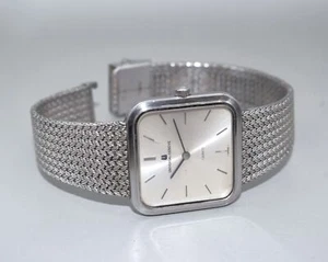 UNIVERSAL GENEVE 842006 SL Dial Men's Quartz Watch Silver Stainless Steel mzmr A - Picture 1 of 7