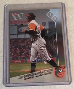 2017 TOPPS NOW #PW-14 JONATHAN SCHOOP WEARS "MAMBA" FOR MLB PLAYERS WEEKEND - Bild 1 von 2