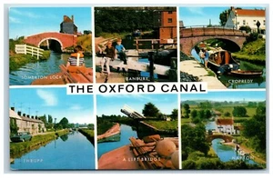 Postcard Oxford Canal England - Picture 1 of 2