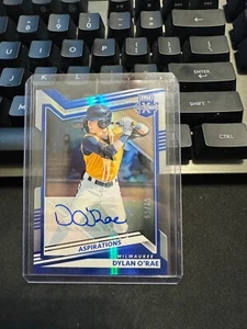 2022 Elite Extra Edition Aspirations Die-Cut 2 Auto #102 Dylan O'Rae /89 - Picture 1 of 2