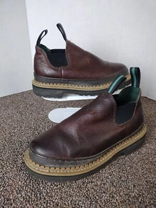 Georgia Womens Giant Romeo Shoes Size 7M Brown Classic Leather Work GR362 - Picture 1 of 12