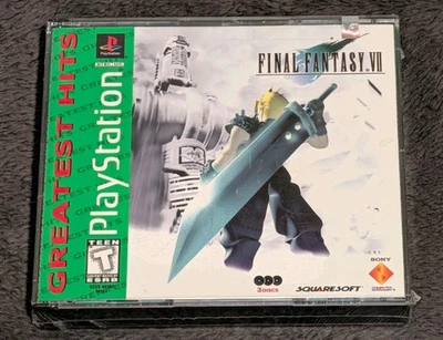 Final Fantasy VII (PlayStation 1, 1997) PS1 Brand New Sealed Greatest Hits - Image 1 of 4