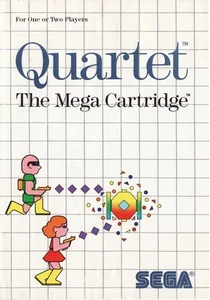 QUARTET (SEGA MASTER SYSTEM) - CIB - GAME, MANUAL, AND CASE - Picture 1 of 1