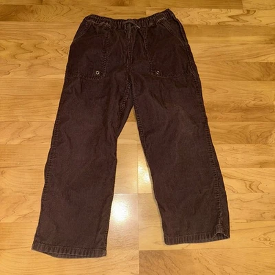 Hanna Andersson Corduroy Pants Kids Size 120 Brown Elastic Waist Drawstring - Image 1 of 4
