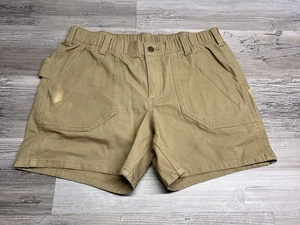 Carhartt Arbeitsshorts hellbraun Canvas Damengröße 10 Stretch Outdoor Arbeitskleidung - Bild 1 von 10