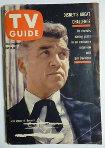 So. Cal. May 13 1961 TV Guide BONANZA Lorne Greene WALT DISNEY Shock Theater ad - Picture 1 of 5