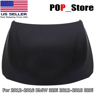 New Aftermarket Hood Panel # 41007290944 For 2012-2016 BMW 328i 2012-2018 320i - Imagem 1 de 4