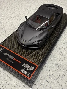 1/43 BBR Ferrari SF90 Spider. Closed Roof. Matt Black. Limited 40 pcs. - Imagen 1 de 7