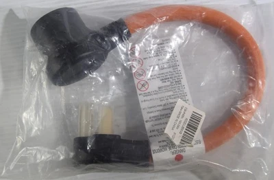 Enchufe adaptador secadora NEMA 10-50P macho a 10-30R hembra, 1,5 pies 3 clavijas a 3 clavijas Foto 1 de 4