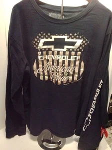 Realtree Men's LS T-shirt W/Graphic Print Chevrolet American Pride Size XL - Picture 1 of 2