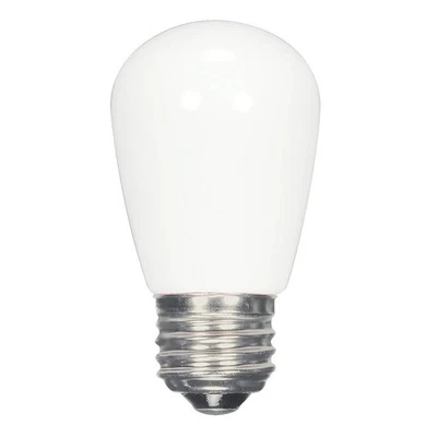 1.4 Watt LED - S14 - White - 2700K - Medium base - 120 Volt - Carded - 48-Pack - Image 1 of 4