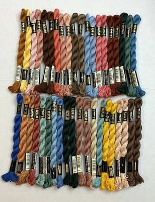 DMC #3 Coton Perle Pearl Cotton Embroidery Thread Twist Skeins Lot of 40 NEW - Image 1 of 4