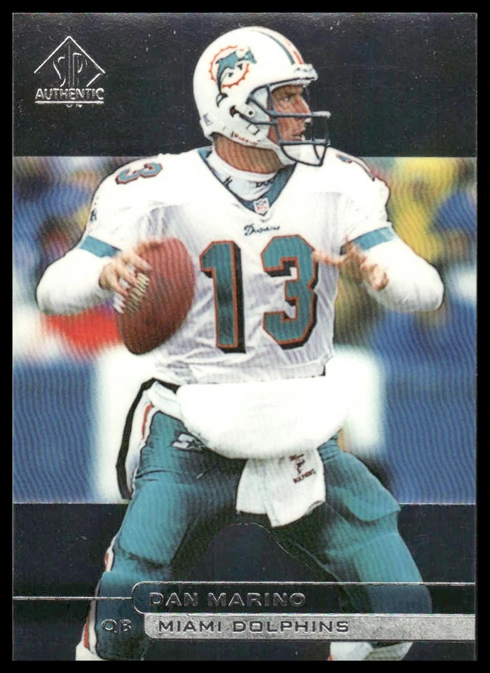 1998 SP Authentic #AE13 Dan Marino Miami Dolphins - Image 1 of 2