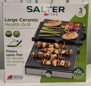 Salter Omelett Maker Antihaft Dual Eierkocher Leicht zu reinigen Kochplatten 750W - Bild 1 von 8