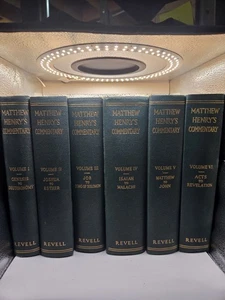 Matthew Henry's Commentary 6 Book Set Vintage Genesis- Revelation - Picture 1 of 7