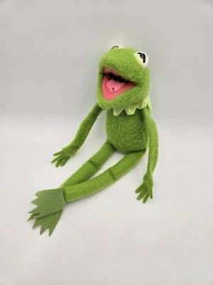 Kermit the Frog 娃娃 1976 Fisher Price 850 毛绒玩具填充动物布偶 — 第 1/4 张图片