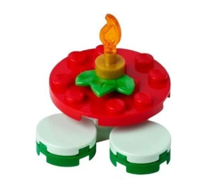 LEGO FRIENDS Advent Calendar #41758 Day 16 TABLE STOOLS & HOLLY CANDLE Build New - Image 1 of 2