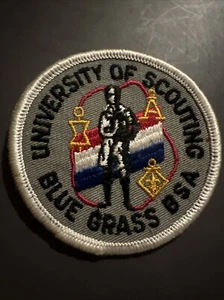 Blue Grass Council University of Scouting Kentucky  Boy Scout patch BSA Vintage - Picture 1 of 2