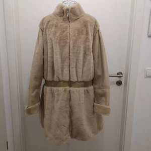 Judith Williams Lammfellimitat Mantel Jacke Kunstpelz Gr. 48/ XL neu mit Etikett - Bild 1 von 9