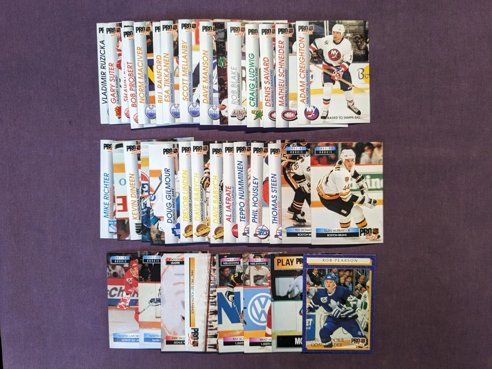 1992-93 Pro Set Hockey - - - Pick A Card - - - Complete a Set - Image 1 of 1