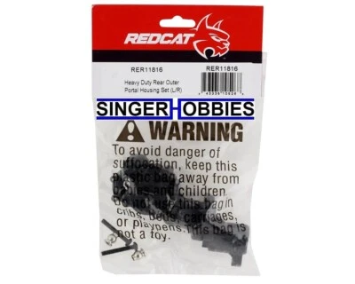 REDCAT RER11816 Heavy Duty Rear Outer Portal Housing ASCENT FUSION /EVEREST HH - Image 1 of 2