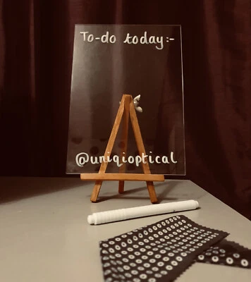 Clear To Do List Set/ Weekly Planner / Reminder Board / Office Gift - Image 1 of 3