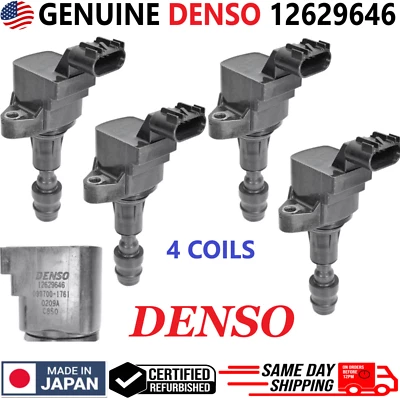OEM DENSO Ignition Coils For 2005-2017 Buick Chevrolet GMC Pontiac I4, 12629646 - Image 1 of 4