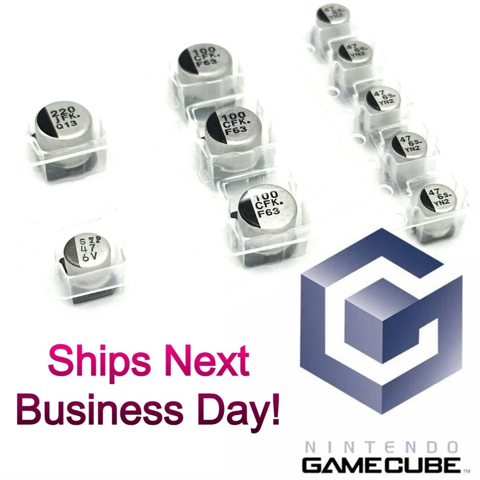 Набор сменных конденсаторов Nintendo GameCube для привода оптических дисков DVD - Изображение 1 из 1