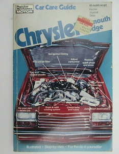 Chrysler Plymouth Dodge 1970-1980 Car Care Guide Popular Mechanics Motor 1981 Ed - Picture 1 of 6
