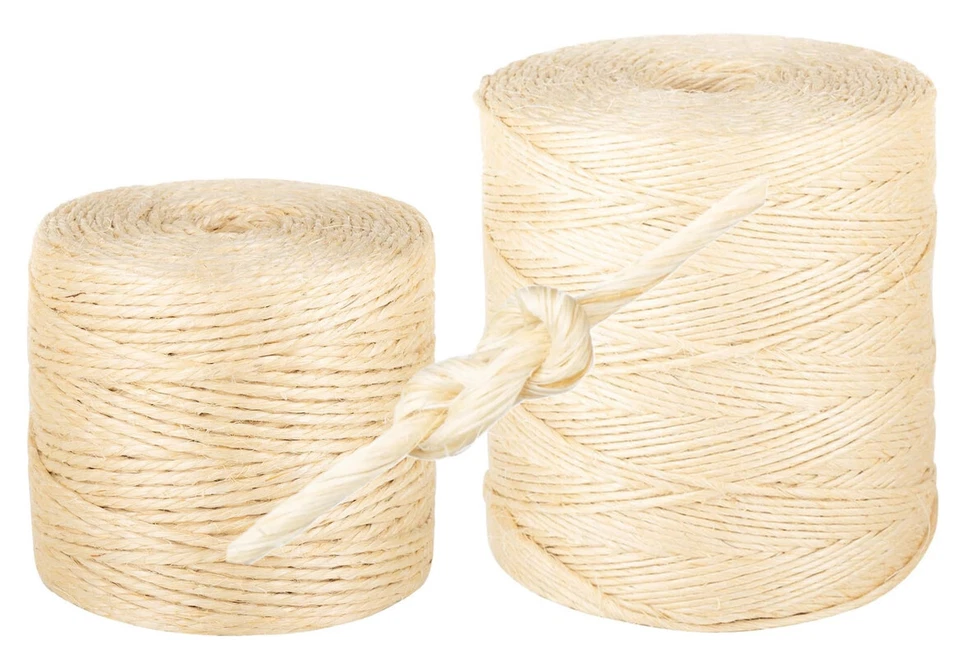 VIDAXL Sisalseil Sisal Kratzbaum Seil NATUR Juteseil Katzenseil UNBEHANDELT 100% Sisal