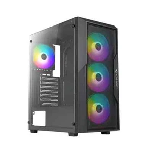 Gamer Gaming Tower Gehäuse AZZA Fighter 290 Black 4x ARGB Lüfter USB 3.0 - NEU - Bild 1 von 9