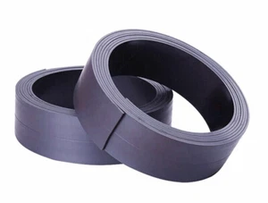 Strong Magnetic Magnet Flexible Roll Tape Rubber Strip Width 1 / 1.5 / 2mm - Picture 1 of 9