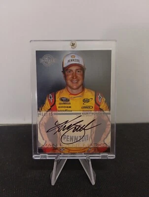 2011 Wheels Main Event Marks Autographs Silver #MEKUB Kurt Busch 31/45 - Image 1 of 4