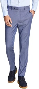 Ben Sherman Men’s Skinny-Fit Stretch Suit Pants,Blue Neat, 30×32 - Picture 1 of 1