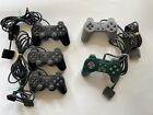 Lot of 5 Sony PlayStation 2 PSone PS2 PS1 Controllers AS IS/UNTESTED MIXED LOT