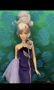 2001 Sterling Silver Rose Bob Mackie Barbie Doll #53865 Pre-owned Collector - Picture 1 of 3