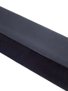 Cuero gamuza suave premium elástico flexible doble cara negro azabache - Imagen 1 de 3