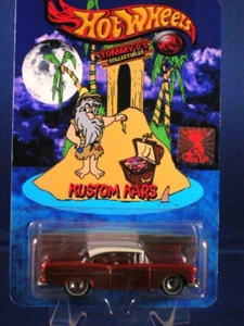 Hot Wheels Classics Series 2 Custom 55 Chevy Repaint with Real Riders - Picture 1 of 4