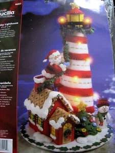 Bucilla Weihnachten Filz Applikation Herzstück Tischset, Feiertag Leuchtturm, 86057 - Bild 1 von 7