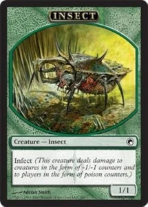 10 Token Karten - INSECT Tokens - Scars of Mirrodin (SOM) - Magic MTG FTG - Bild 1 von 1