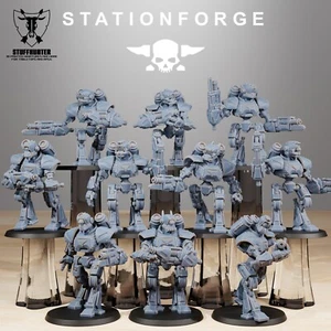 Scavenger Mechanods (10) - Station Forge - Robot Mech Scifi Wargaming Grimdark - Picture 1 of 8
