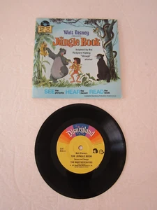 Disney The Jungle Book 1977 See Hear & Read Book with Record 33 1/3 RPM - Picture 1 of 5