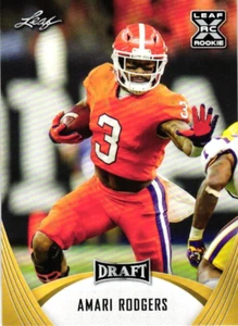 Tarjeta de novato Amari Rodgers 2021 Leaf Draft - Imagen 1 de 4