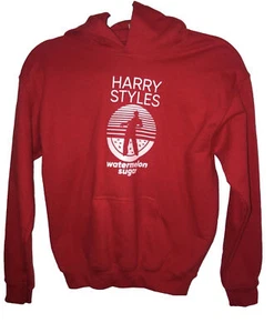 Harry Styles Fine Line Watermelon Sugar Juniors L Red Hoodie - Picture 1 of 6