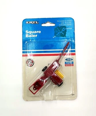 Vintage 1991 ERTL Diecast Ford New Holland Square Baler #337  Sealed 1/64 Scale - Image 1 of 3