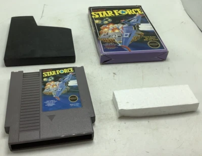 Nintendo nes Star Force circle seal Box, Cartridge, Sleeve & Styrofoam Nice cond - Image 1 of 4