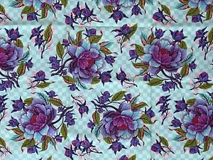 Tula Pink Untamed Collection Peony For Your Thoughts 0.5m 100% Cotton Fabric - Picture 1 of 5