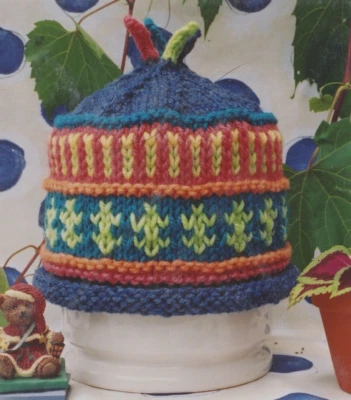 Cabin Fever Knitting Pattern 105 Colour Me Bright (Adult) Hat - Image 1 of 3