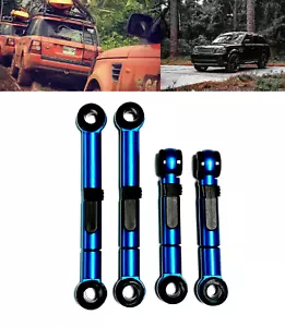 RANGE ROVER SPORT L320 05-13 ADJUSTABLE SUSPENSION 1.5"-2" INCH LIFT LINKS BLUE - Foto 1 di 17